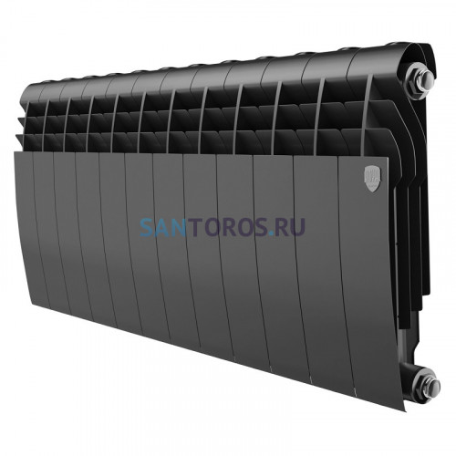 Радиатор Royal Thermo 350 х 12 секций BiLiner Noir Sable биметаллический секционный НС-1197122
